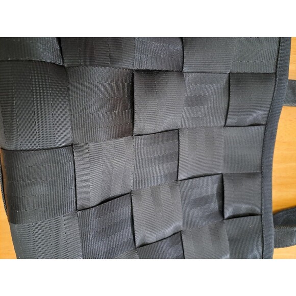 Harveys The Original Seatbelt Bag Purse Tote Satchel Black Double Straps - Picture 4 of 14